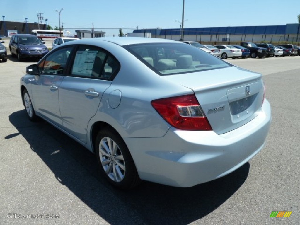 2012 Civic EX Sedan - Cool Mist Metallic / Gray photo #3