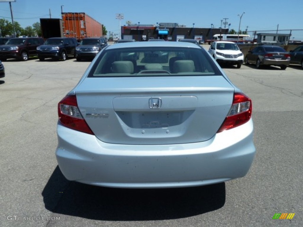 2012 Civic EX Sedan - Cool Mist Metallic / Gray photo #4