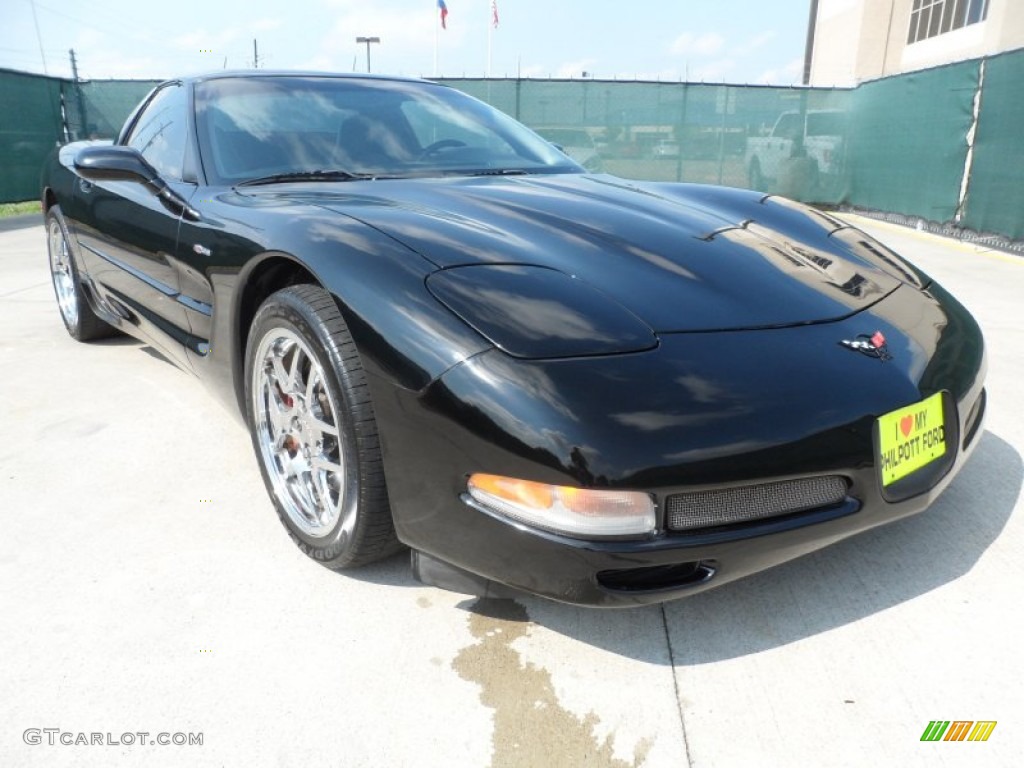 Black Chevrolet Corvette