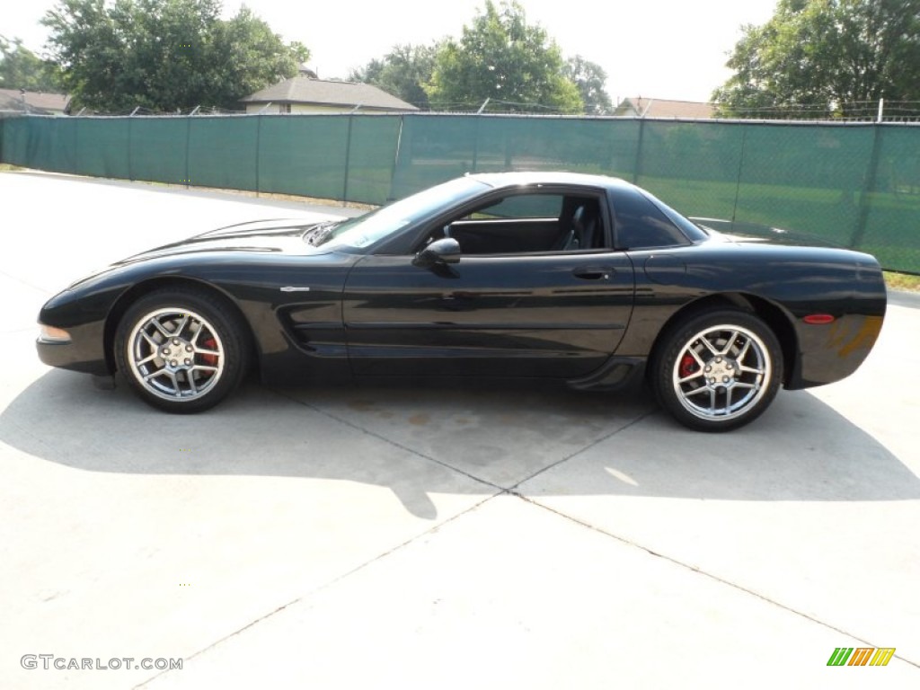 2001 Corvette Z06 - Black / Black photo #6