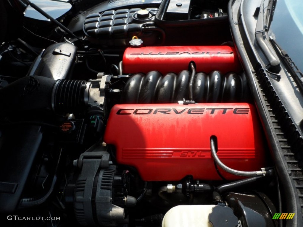 2001 Chevrolet Corvette Z06 5.7 Liter OHV 16-Valve LS6 V8 Engine Photo #65398908