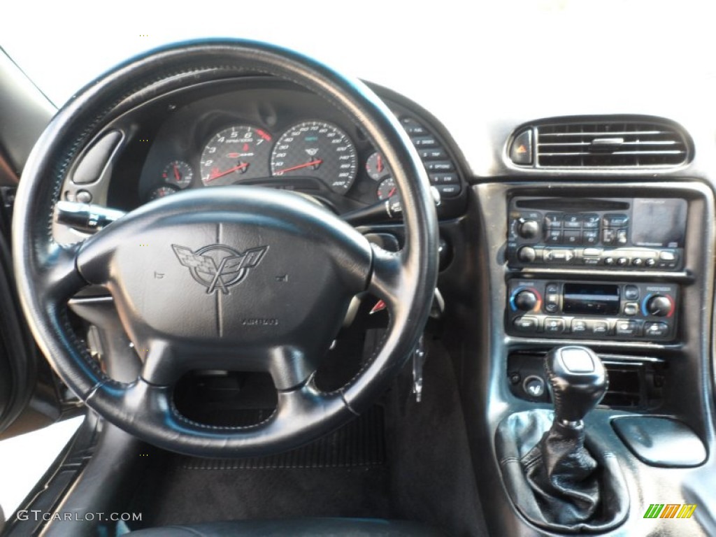 2001 Chevrolet Corvette Z06 Black Dashboard Photo #65399007