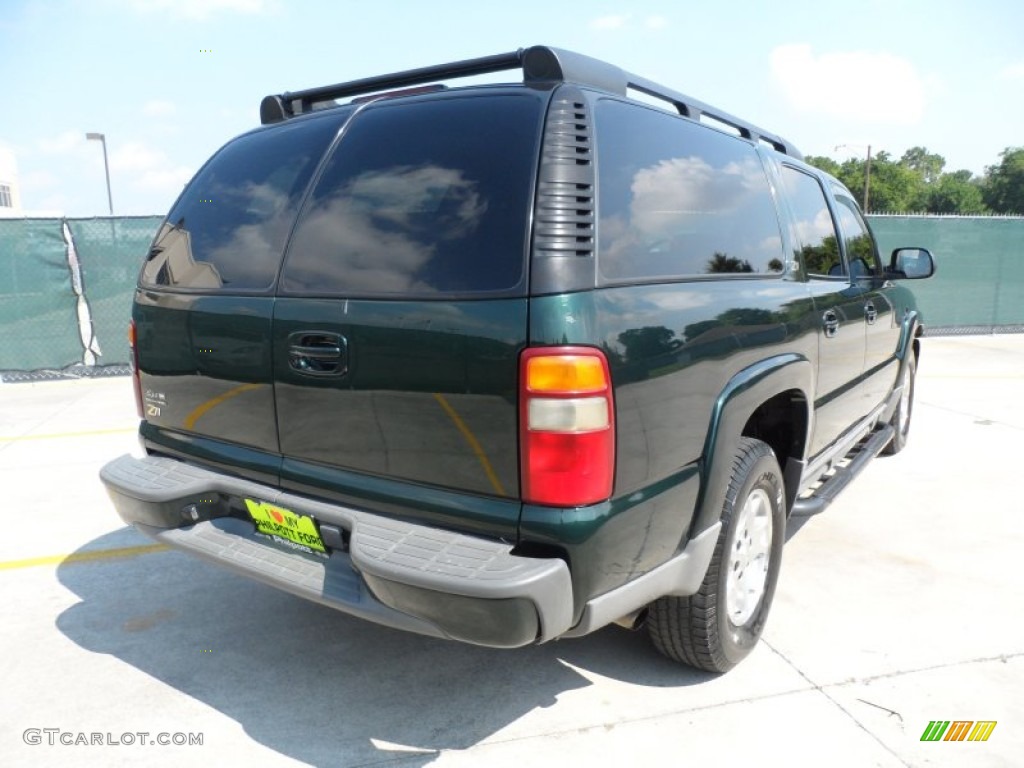 2001 Suburban 1500 Z71 4x4 - Forest Green Metallic / Light Gray/Neutral photo #3