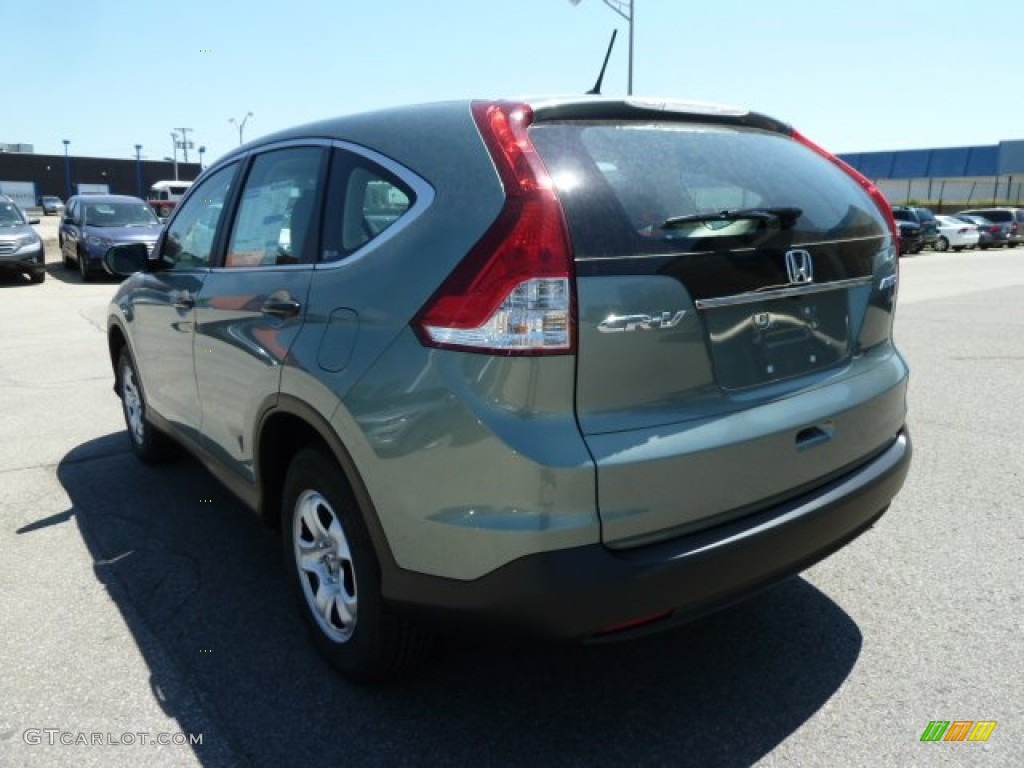 2012 CR-V EX 4WD - Opal Sage Metallic / Black photo #3