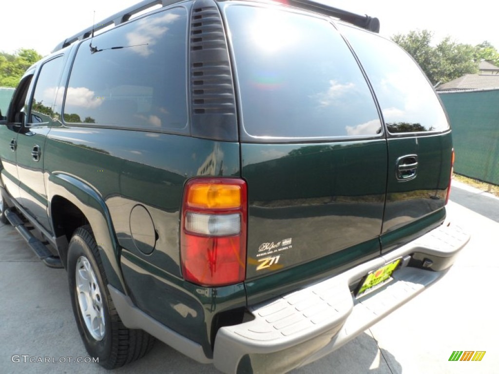 2001 Suburban 1500 Z71 4x4 - Forest Green Metallic / Light Gray/Neutral photo #17