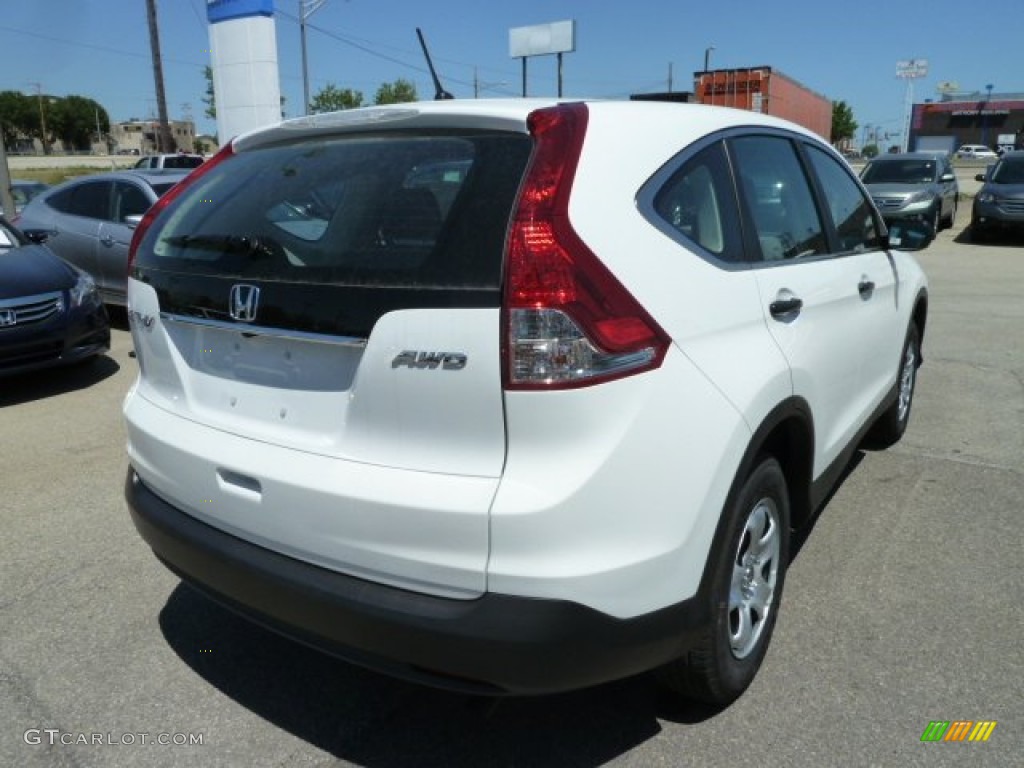 2012 CR-V LX 4WD - Taffeta White / Gray photo #5