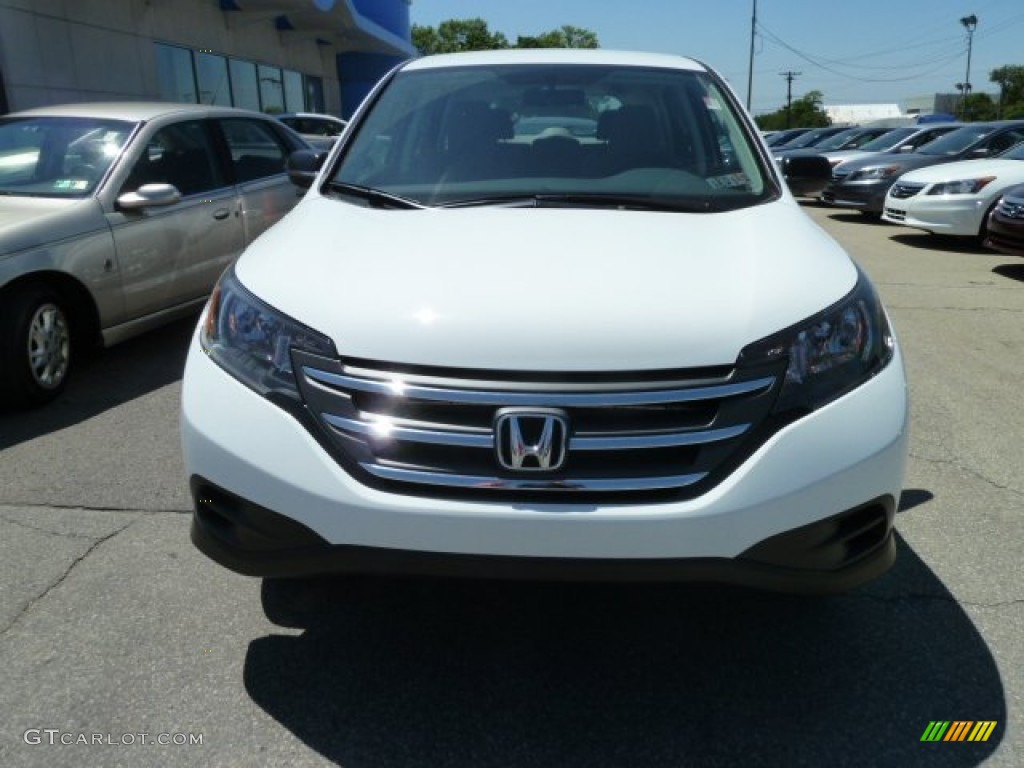 2012 CR-V LX 4WD - Taffeta White / Gray photo #8
