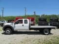 Oxford White - F550 Super Duty XL Supercab 4x4 Stake Truck Photo No. 7