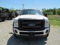Oxford White - F550 Super Duty XL Supercab 4x4 Stake Truck Photo No. 9