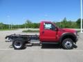 2012 Vermillion Red Ford F450 Super Duty XL Regular Cab Chassis 4x4  photo #2