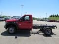 2012 Vermillion Red Ford F450 Super Duty XL Regular Cab Chassis 4x4  photo #10