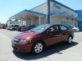 Crimson Pearl - Civic LX Sedan Photo No. 1