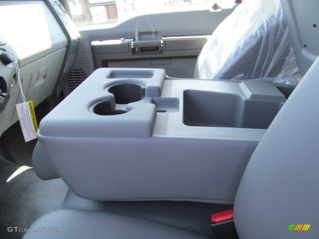 2012 F450 Super Duty XL Regular Cab Chassis 4x4 - Vermillion Red / Steel photo #19