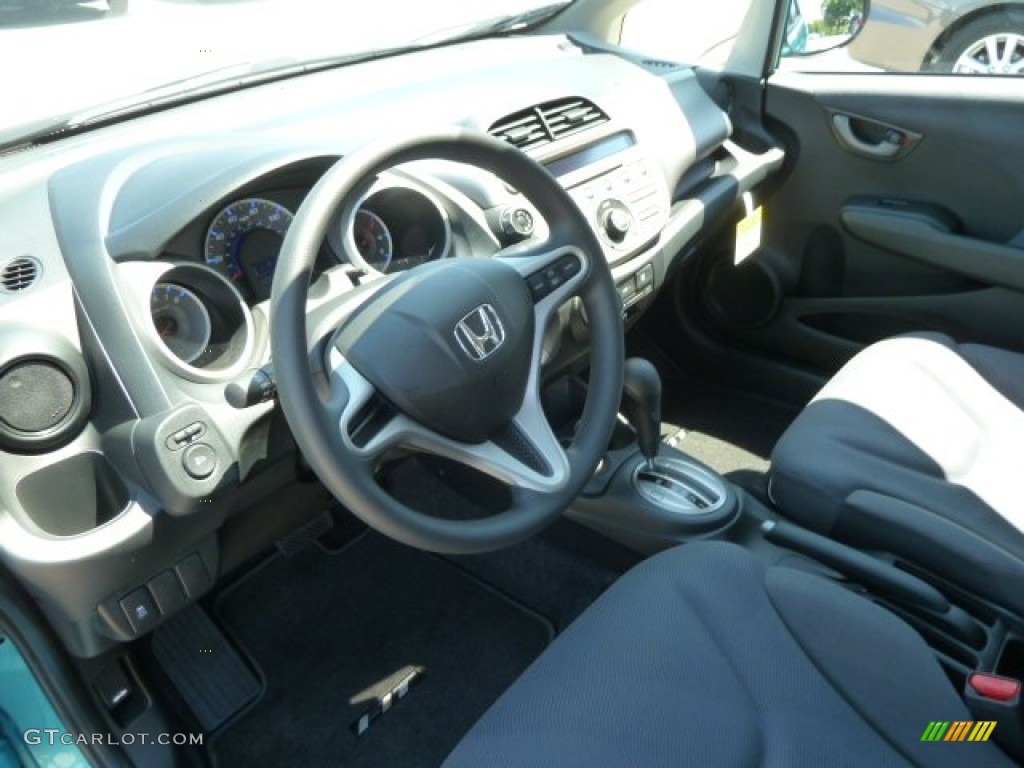 Gray Interior 2012 Honda Fit Standard Fit Model Photo #65401191