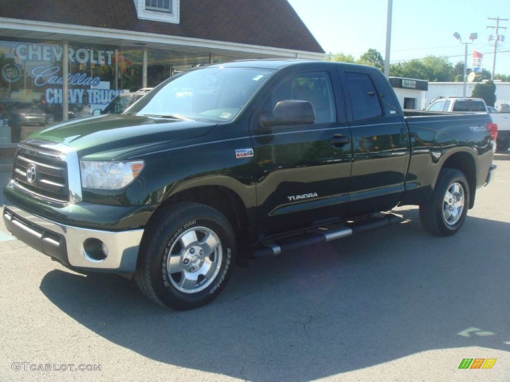 2010 Tundra TRD Double Cab 4x4 - Spruce Green Mica / Graphite Gray photo #5