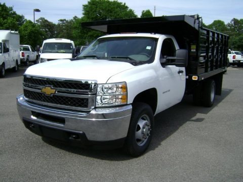 2012 Chevrolet Silverado 3500HD WT Regular Cab 4x4 Stake Truck Data, Info and Specs