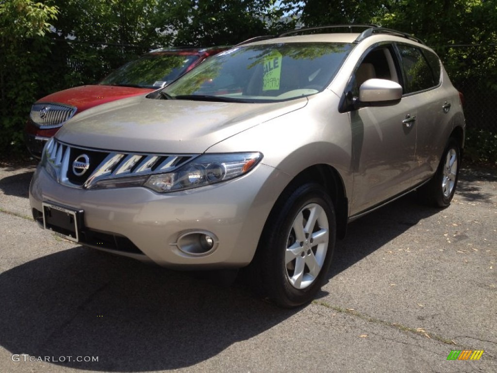 2010 Murano SL AWD - Saharan Stone Metallic / Beige photo #3