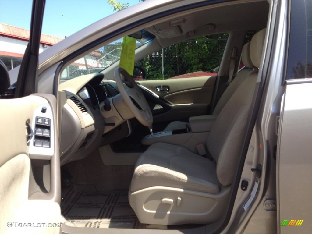 2010 Murano SL AWD - Saharan Stone Metallic / Beige photo #13