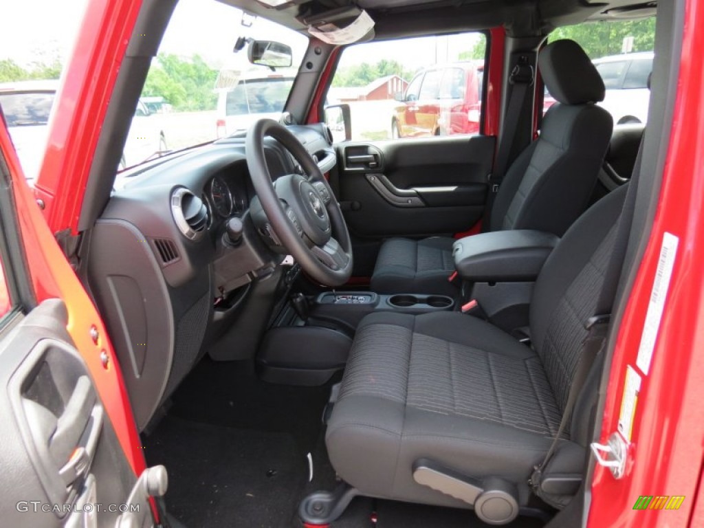 2012 Wrangler Unlimited Sport 4x4 - Flame Red / Black photo #12