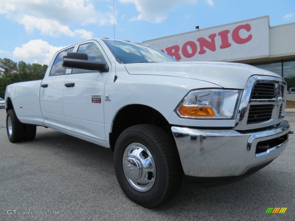 Bright White Dodge Ram 3500 HD