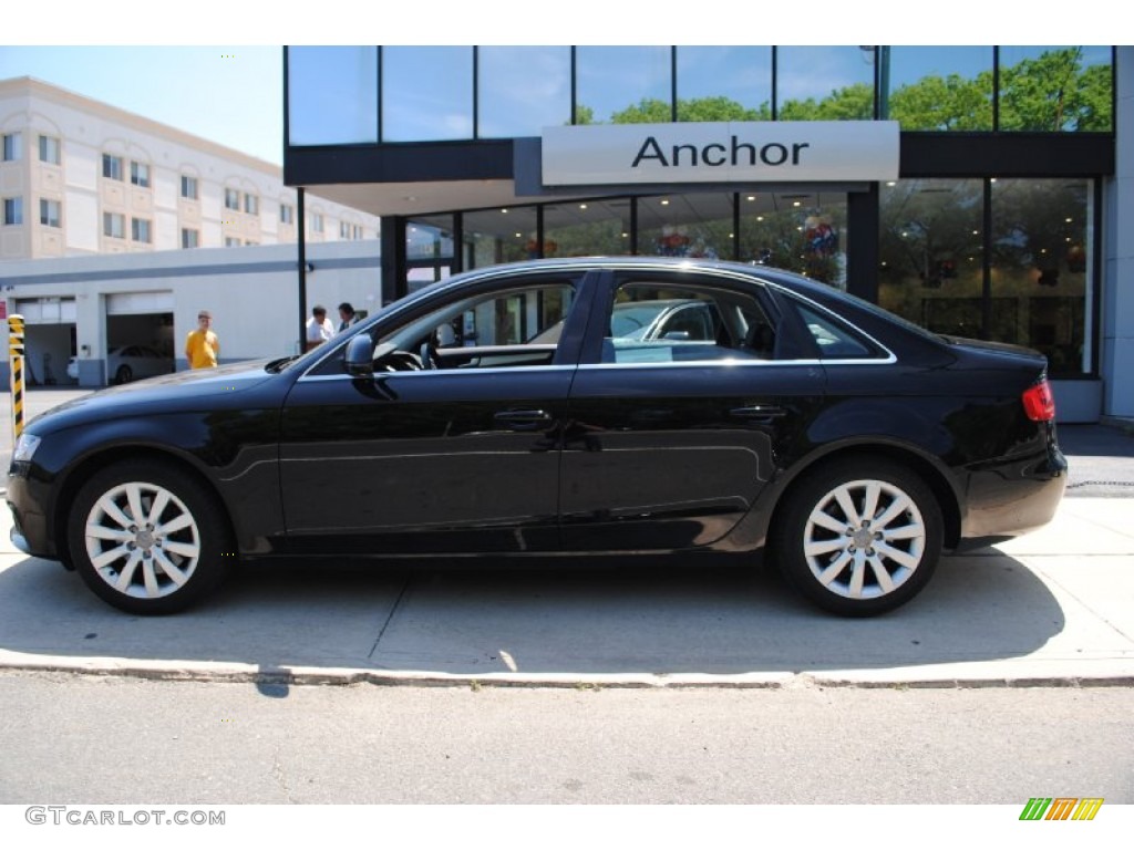 2009 A4 2.0T Premium quattro Sedan - Brilliant Black / Black photo #3