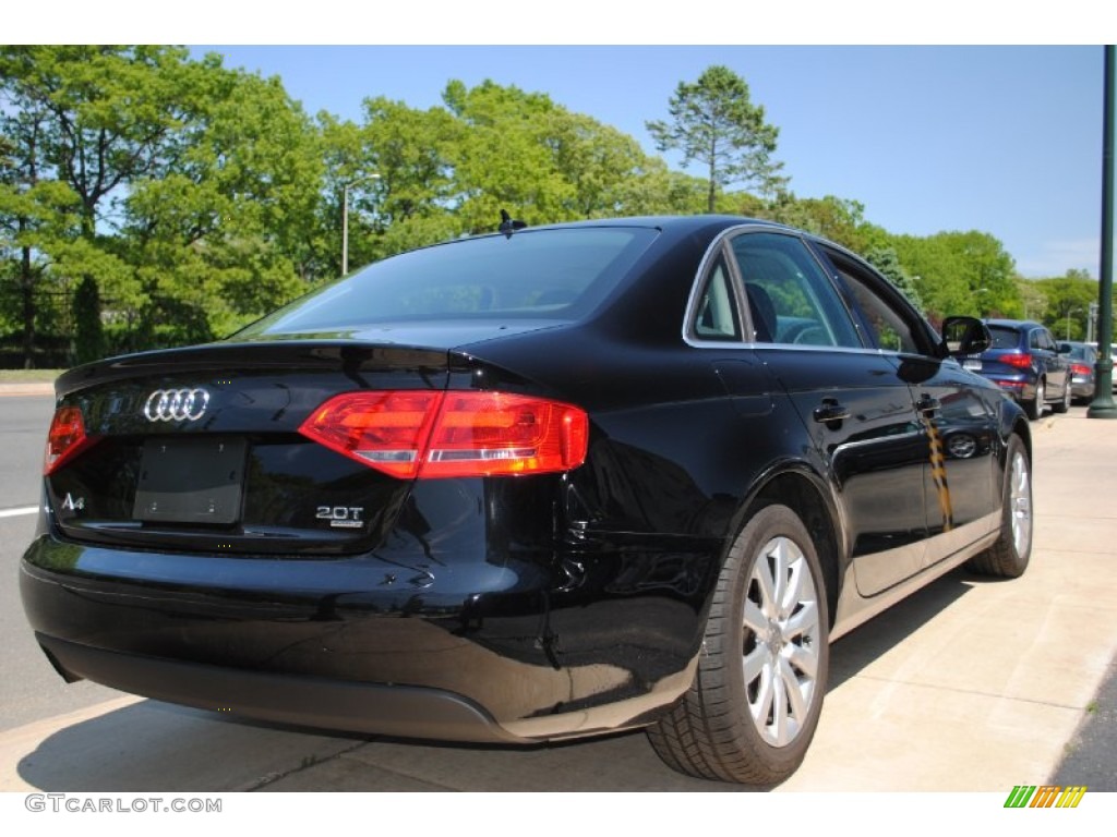 2009 A4 2.0T Premium quattro Sedan - Brilliant Black / Black photo #6