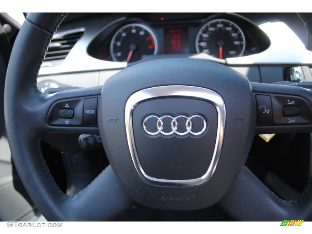 2009 A4 2.0T Premium quattro Sedan - Brilliant Black / Black photo #14