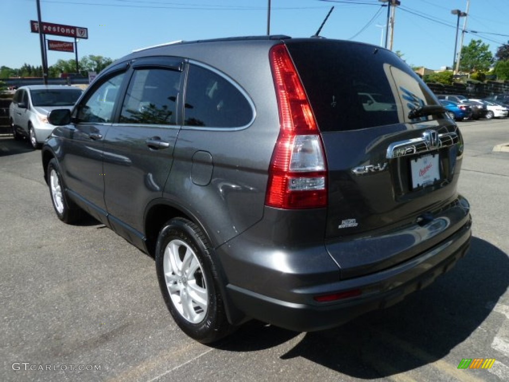 2011 CR-V EX-L 4WD - Polished Metal Metallic / Black photo #3