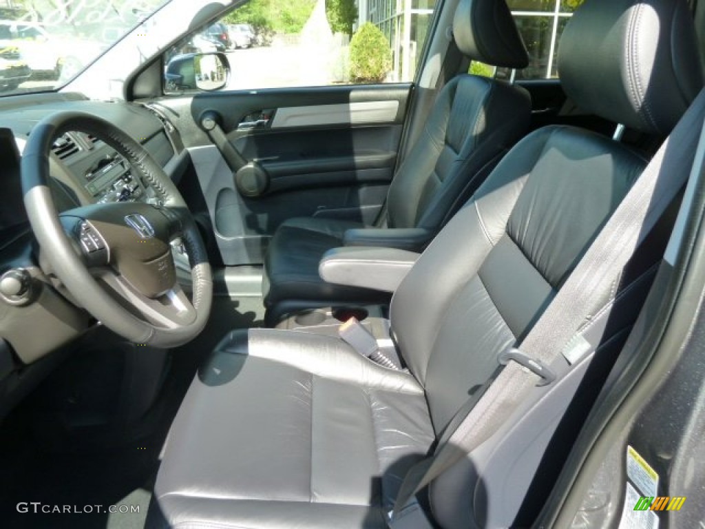 2011 CR-V EX-L 4WD - Polished Metal Metallic / Black photo #16