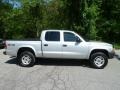 2004 Bright Silver Metallic Dodge Dakota SXT Quad Cab 4x4  photo #2