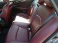 2011 Hyundai Sonata Wine Interior Rear Seat Photo