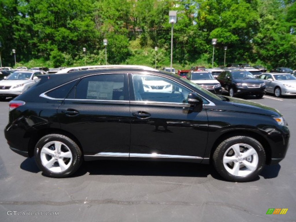 2013 RX 350 AWD - Stargazer Black / Light Gray/Ebony Birds Eye Maple photo #5