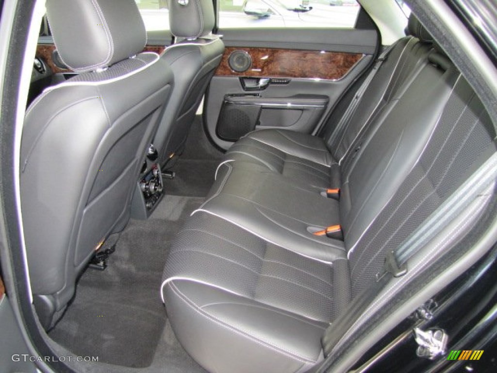 Jet/Ivory Interior 2012 Jaguar XJ XJ Supercharged Photo #65408999