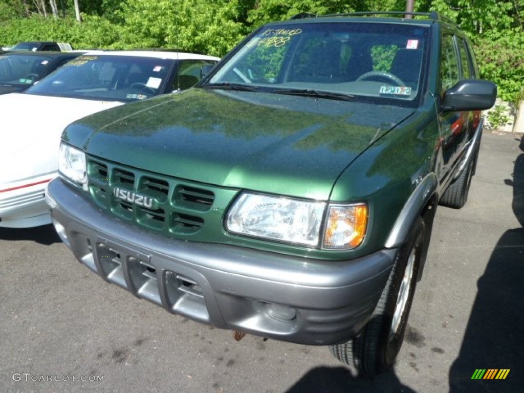 2002 Rodeo S 4x4 - Garden Green Mica / Gray photo #5