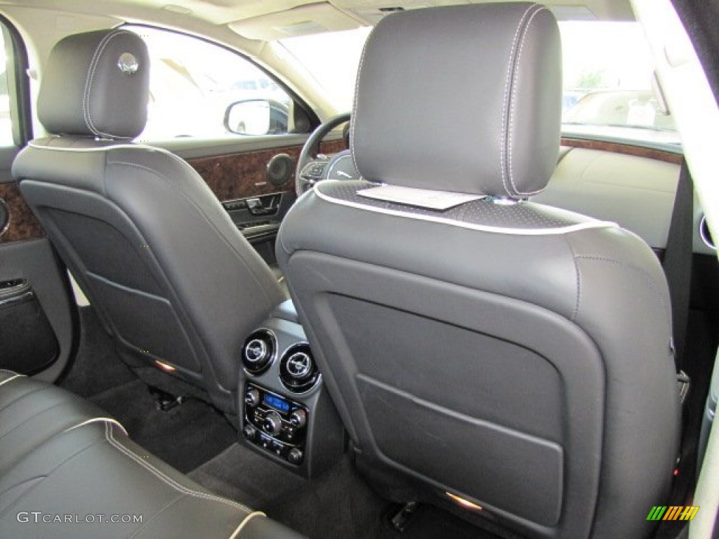 Jet/Ivory Interior 2012 Jaguar XJ XJ Supercharged Photo #65409158