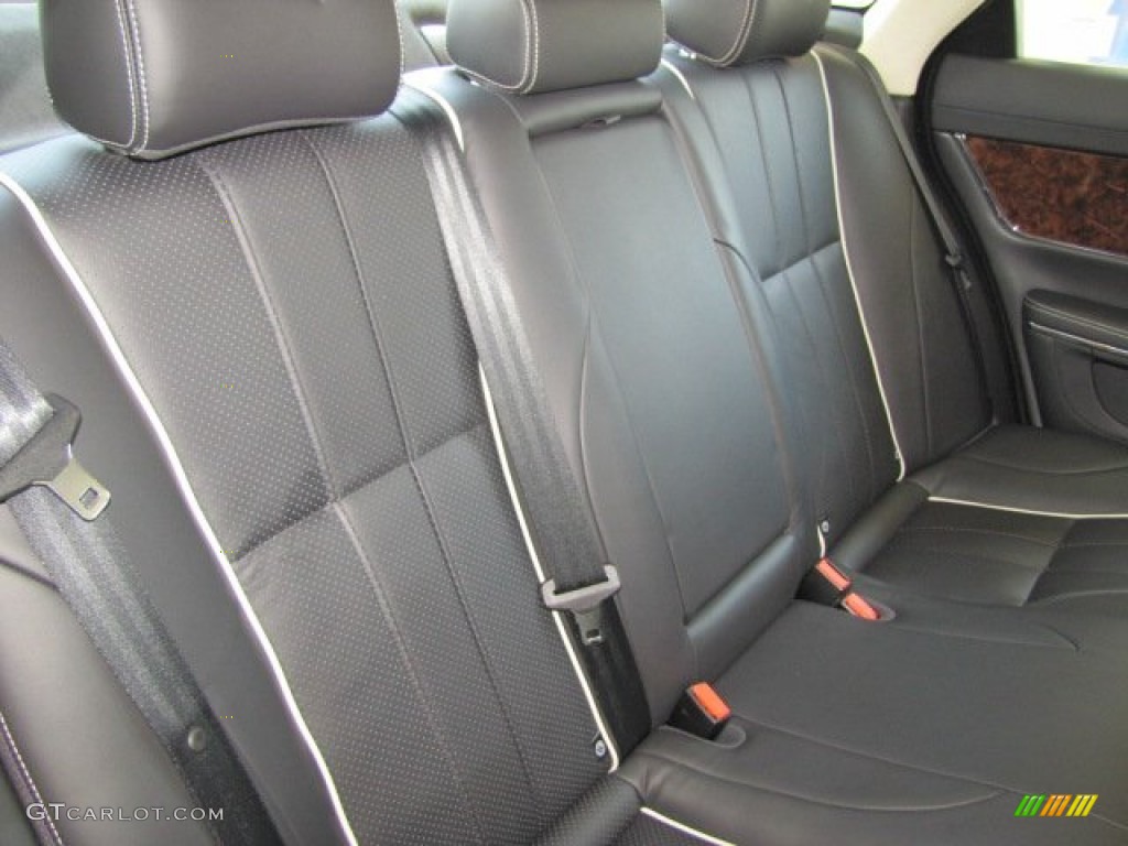 Jet/Ivory Interior 2012 Jaguar XJ XJ Supercharged Photo #65409167
