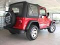 2004 Flame Red Jeep Wrangler X 4x4  photo #21