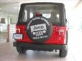 2004 Flame Red Jeep Wrangler X 4x4  photo #22
