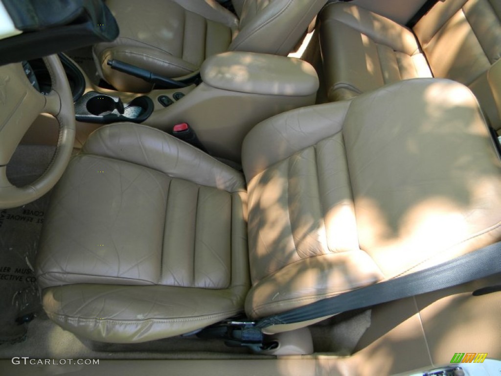 1998 Mustang GT Convertible - Ultra White / Saddle photo #21