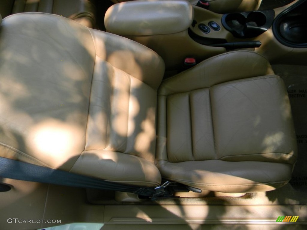 1998 Mustang GT Convertible - Ultra White / Saddle photo #26