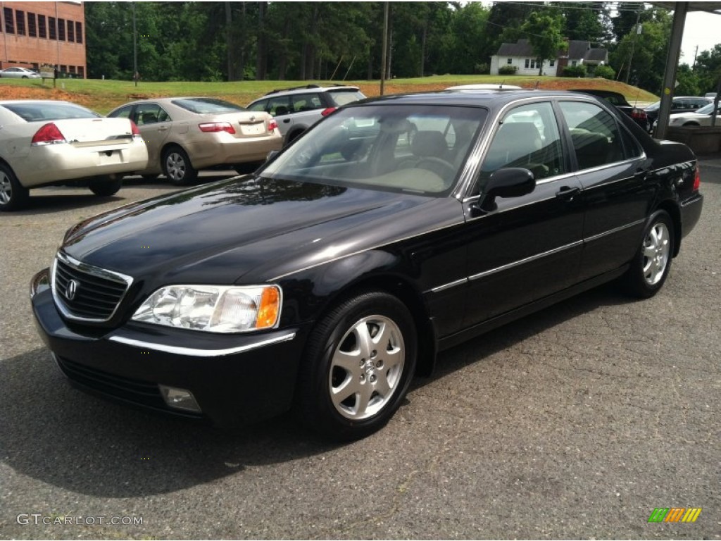 2002 RL 3.5 Sedan - Nighthawk Black / Parchment photo #1