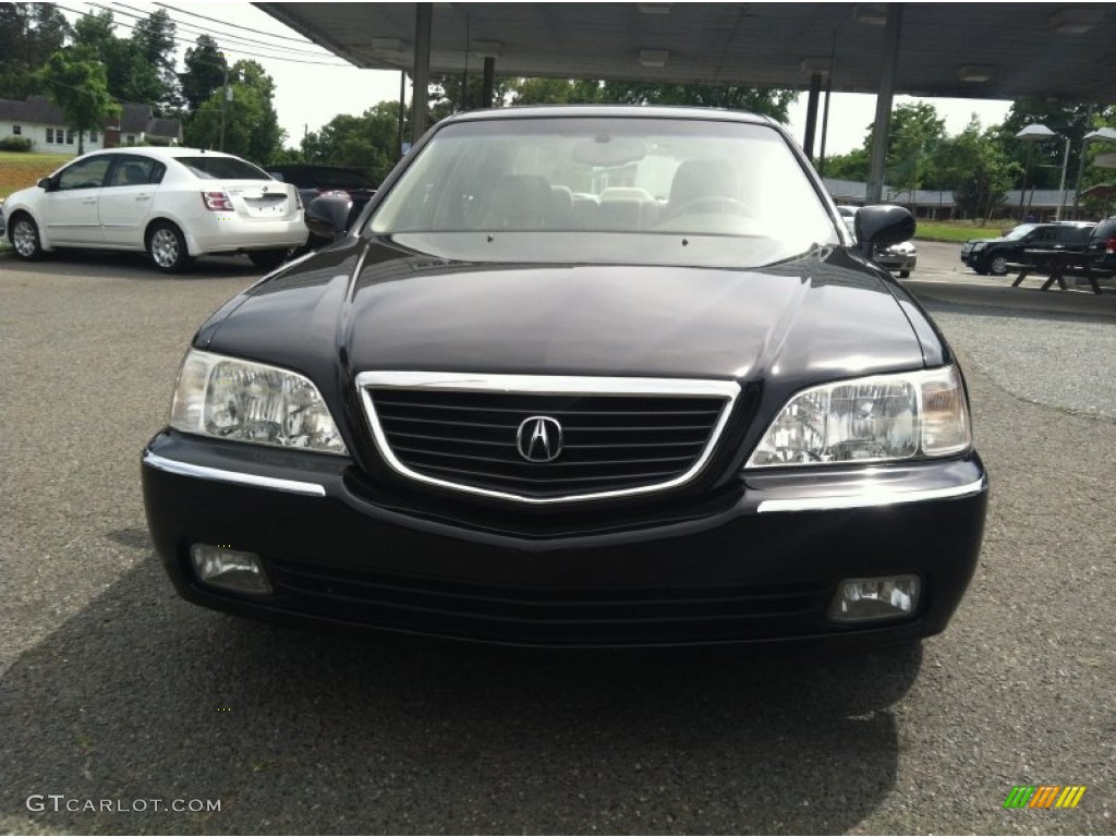 2002 RL 3.5 Sedan - Nighthawk Black / Parchment photo #2