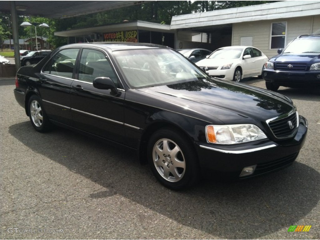 2002 RL 3.5 Sedan - Nighthawk Black / Parchment photo #3