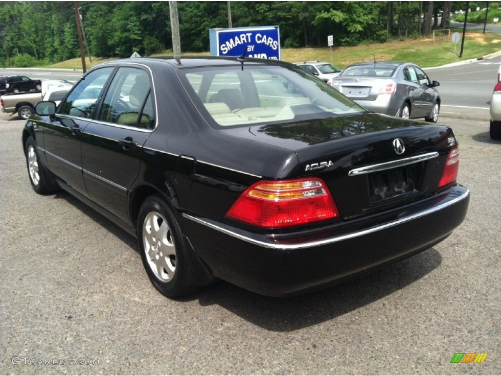 2002 RL 3.5 Sedan - Nighthawk Black / Parchment photo #7