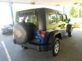 2009 Deep Water Blue Pearl Jeep Wrangler Unlimited X 4x4  photo #29