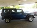 2009 Deep Water Blue Pearl Jeep Wrangler Unlimited X 4x4  photo #30