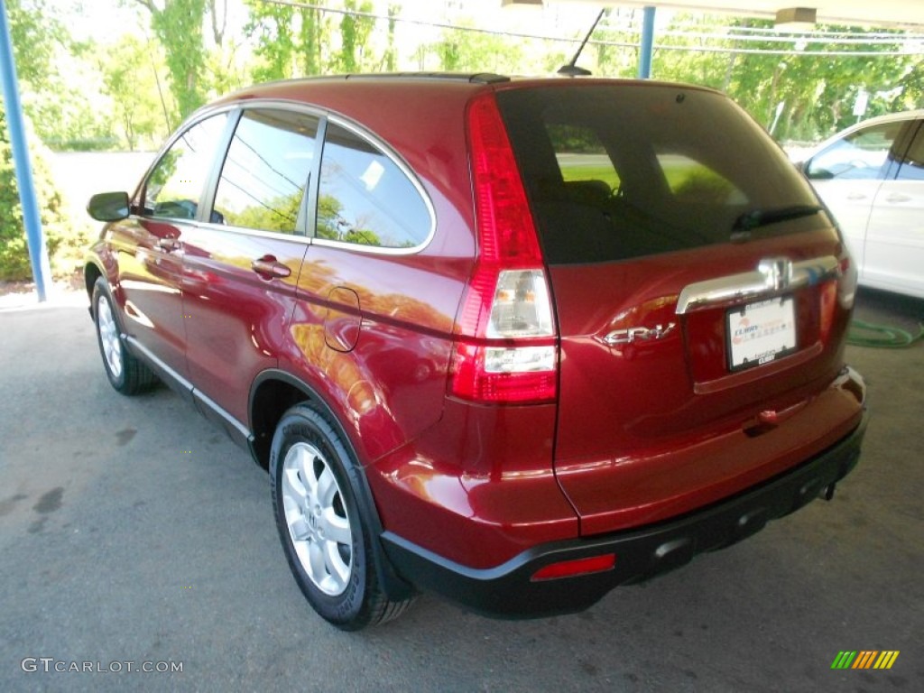 2009 CR-V EX-L 4WD - Tango Red Pearl / Ivory photo #2