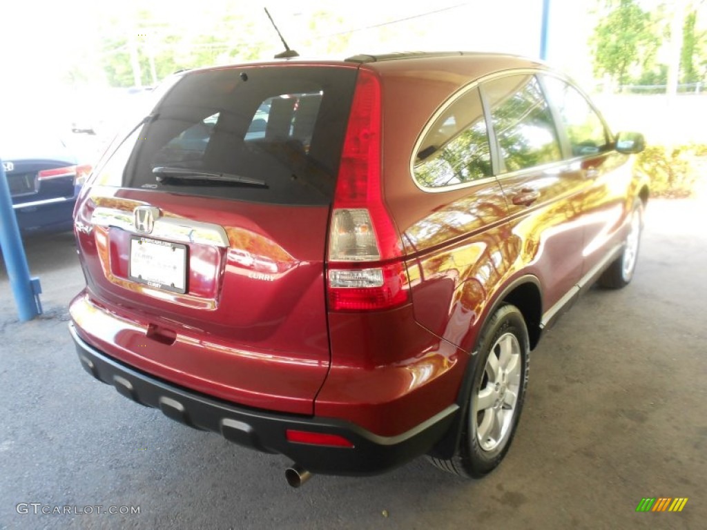 2009 CR-V EX-L 4WD - Tango Red Pearl / Ivory photo #32