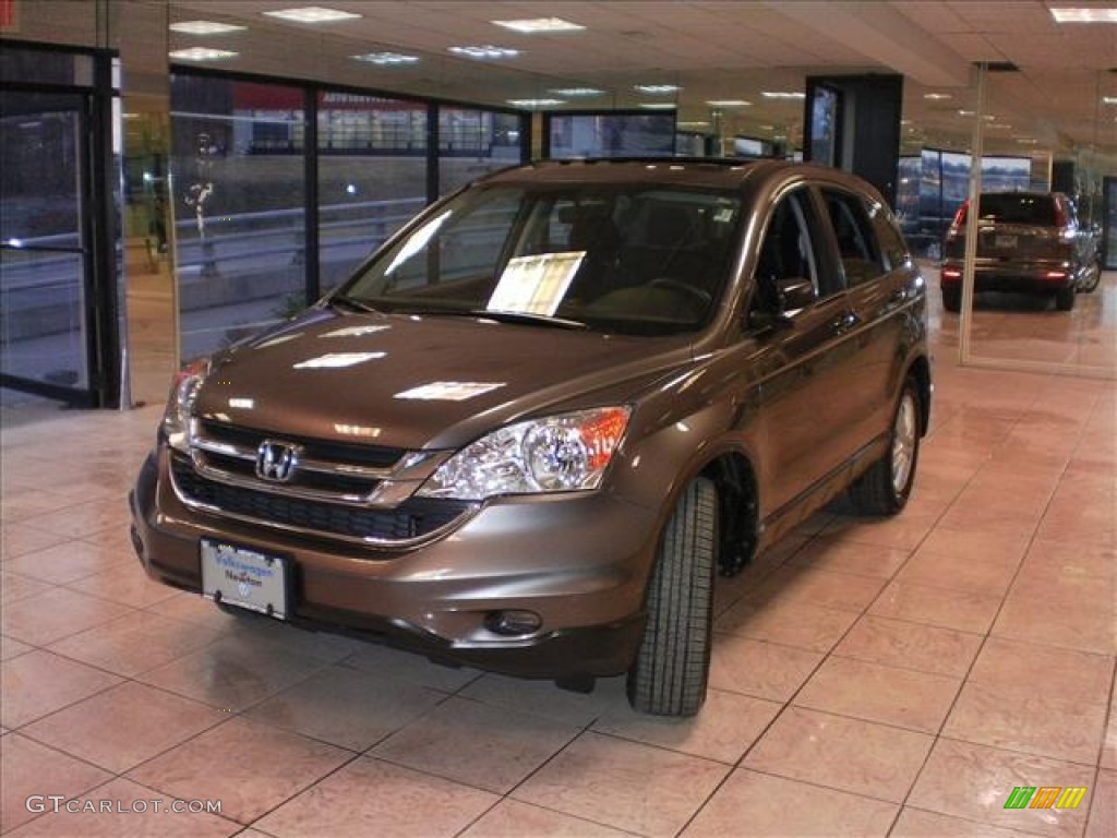 2010 CR-V EX AWD - Urban Titanium Metallic / Black photo #34