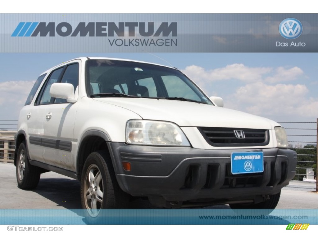 1999 CR-V EX 4WD - Taffeta White / Charcoal photo #1
